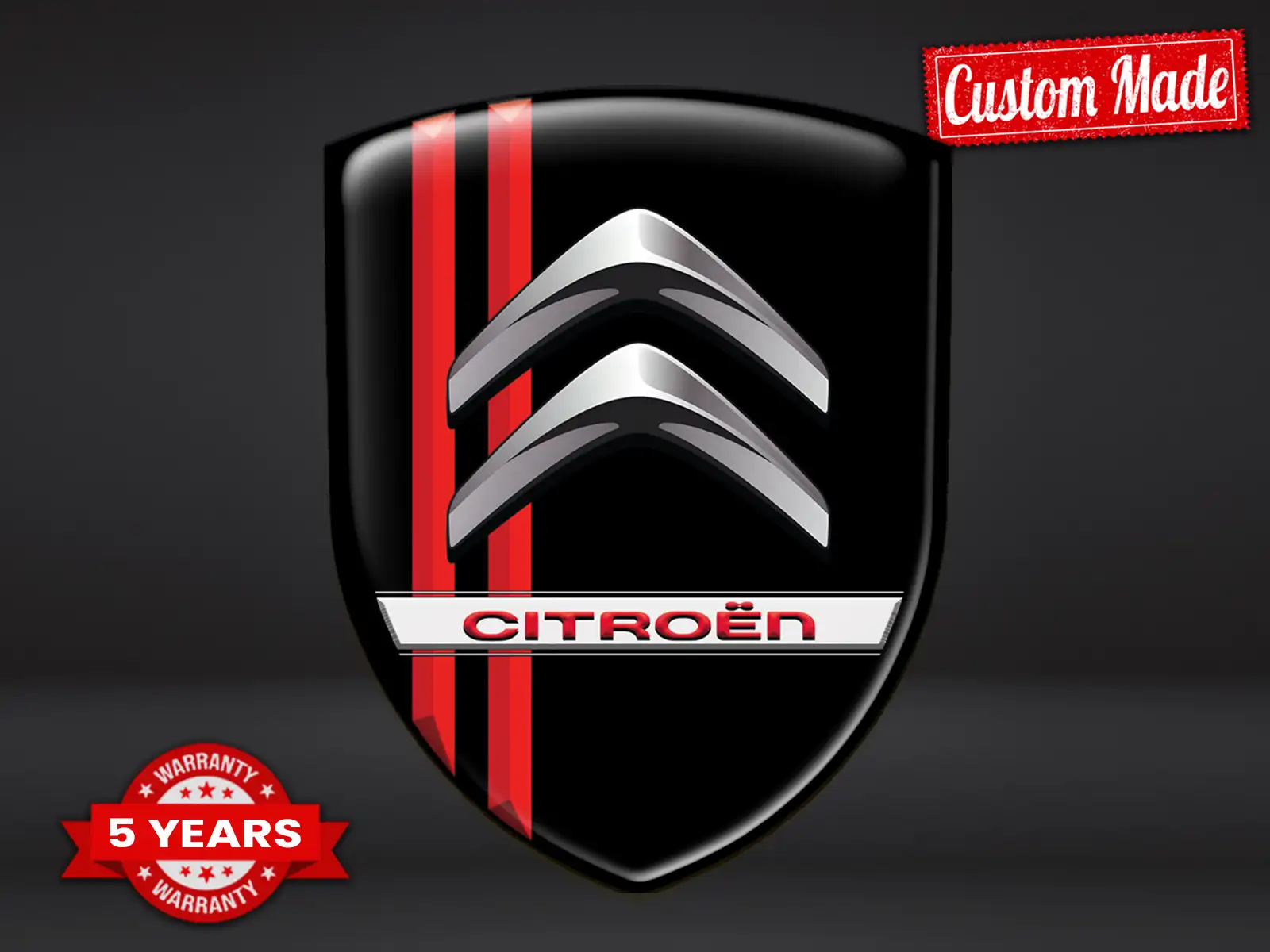 Citroen Silikonsticker S Logo Hochwertig Professionell